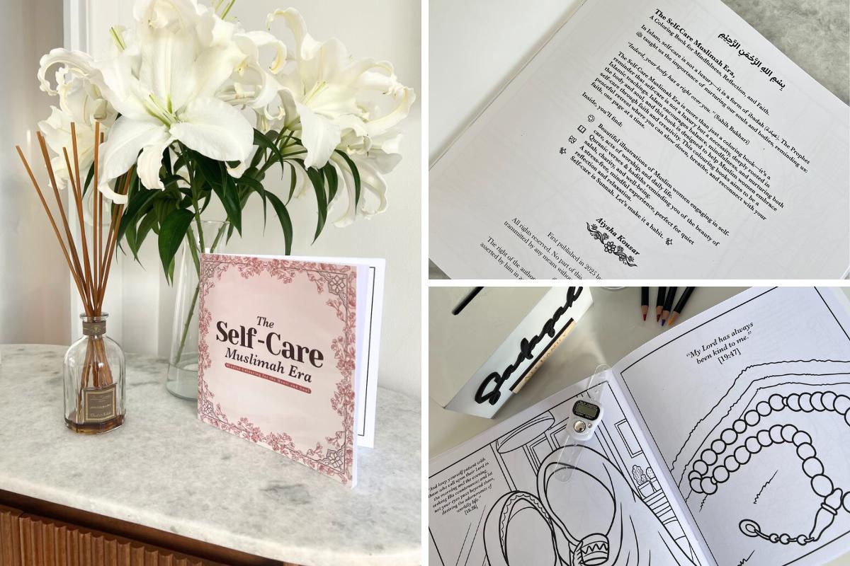 Muslim Nurse's Self-Care Coloring