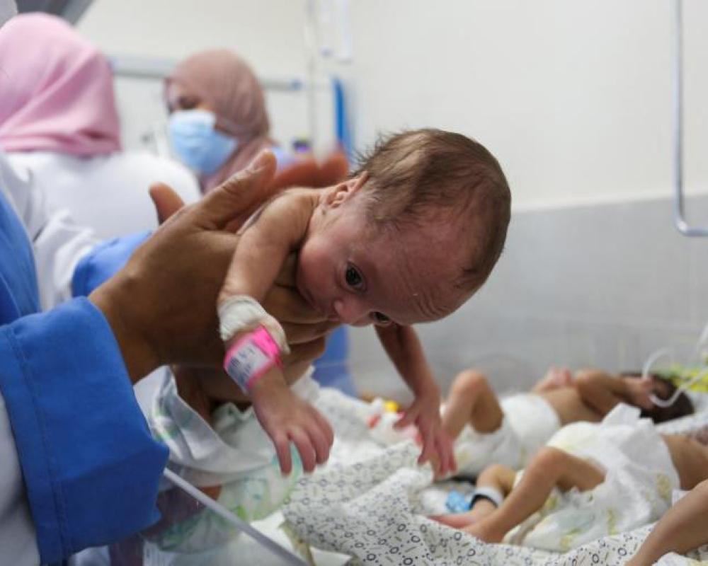 Gaza’s Infants Face Imminent